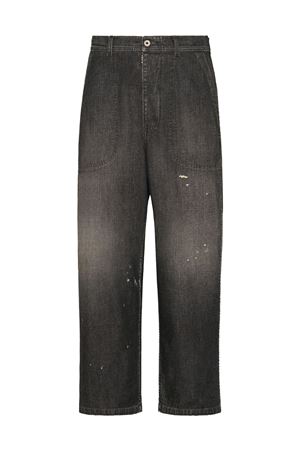 Jeans a gamba ampia in cotone grigio scuro MAISON MARGIELA | S50KA0693M30025961